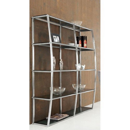 霧面不銹鋼展示架在現(xiàn)代商業(yè)與交通場景中的多樣化應(yīng)用